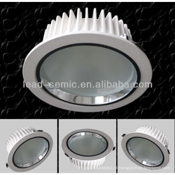 Concha de alumínio COB led downlight recorte de 90mm